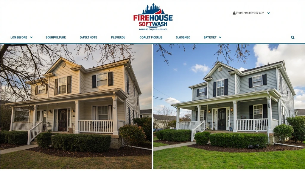 Before and after roof soft-wash on a Charleston coastal home